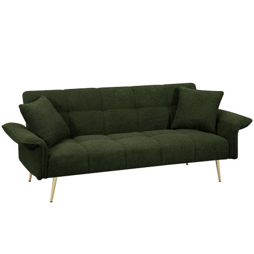 Belvoir Futon Sofa – 2-Seater - Emerald